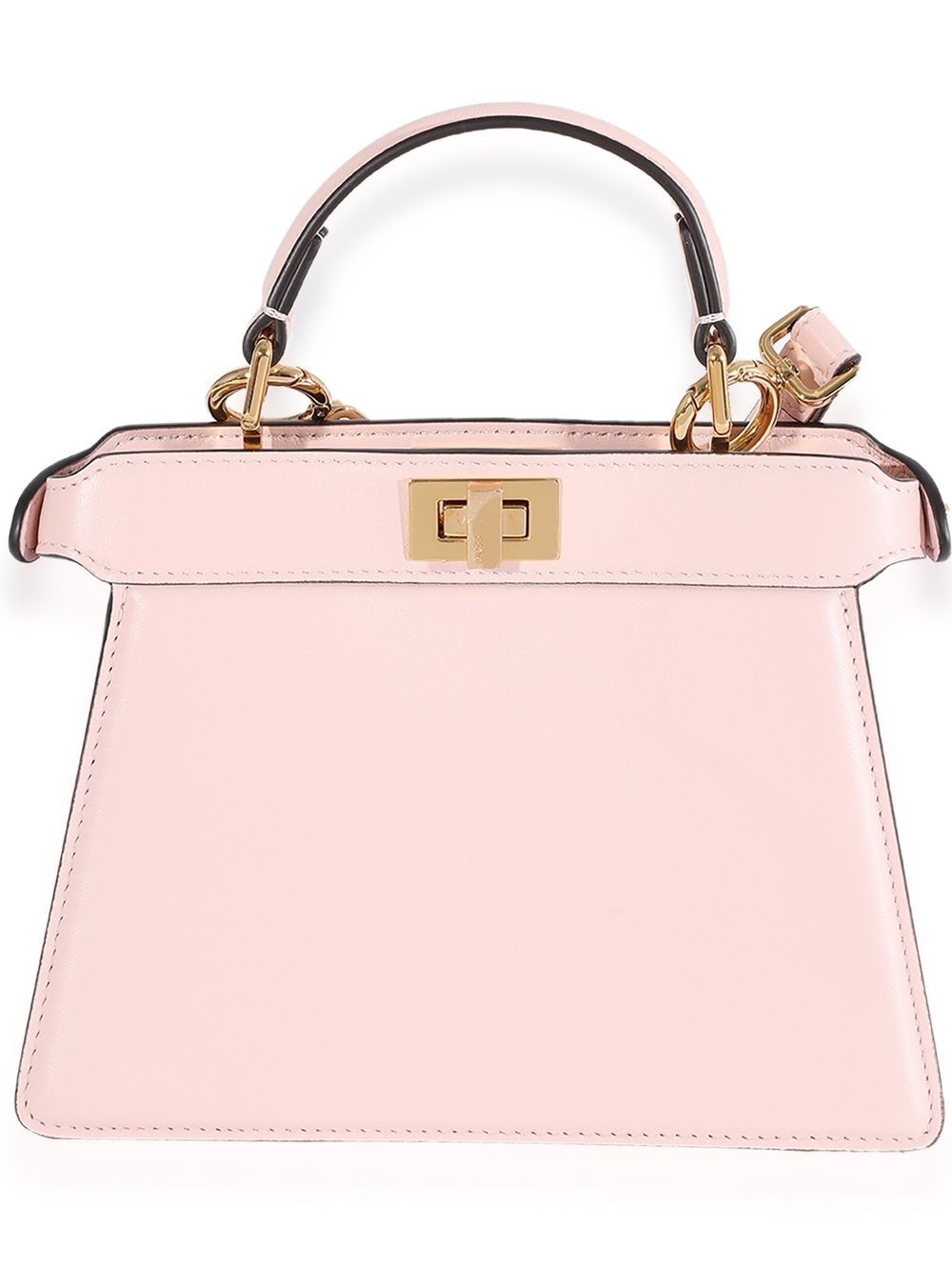 Pink Fendi Peekaboo ISeeU Petite Leather Top-Handle Mini Bag | NWOT